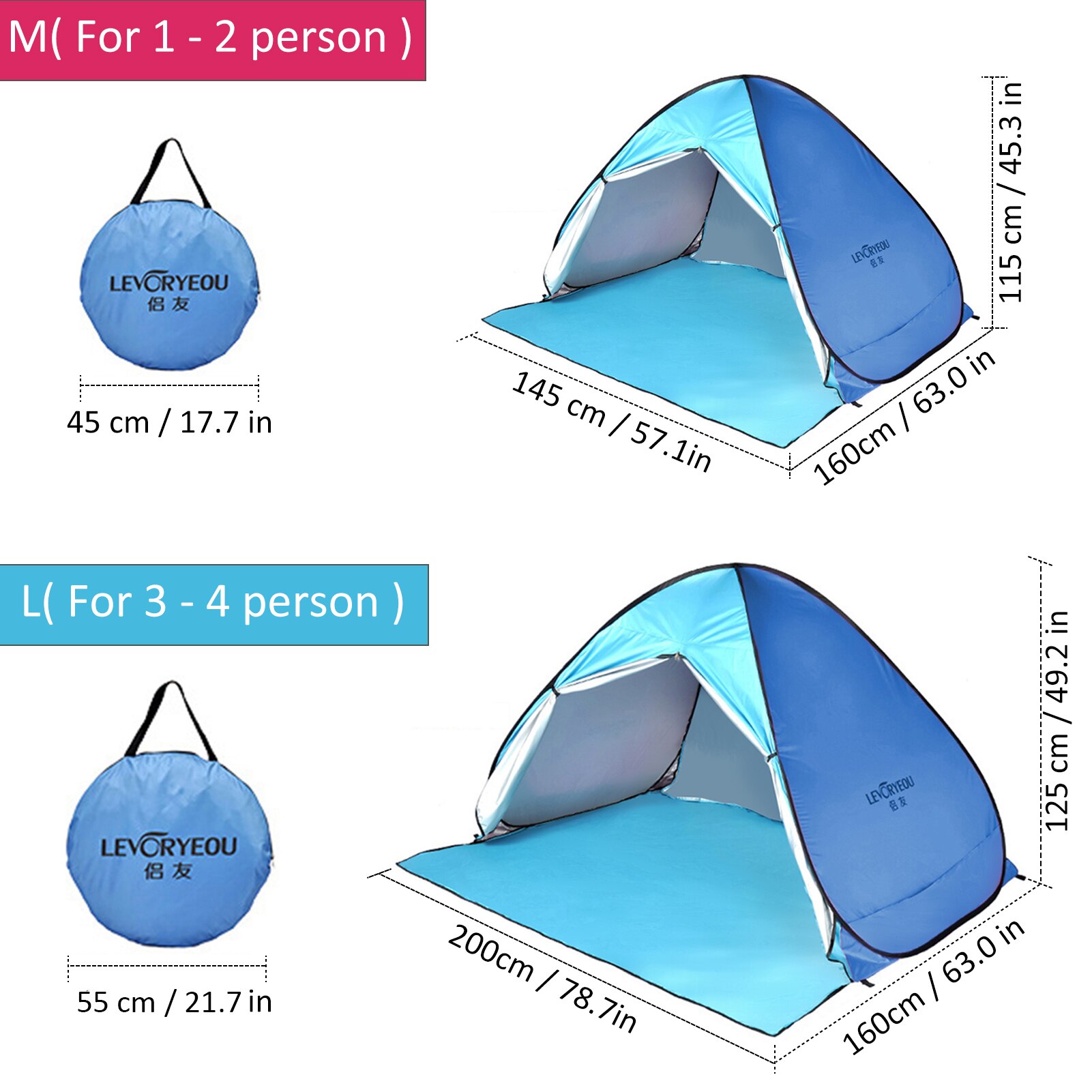 Cheap Goat Tents Outdoor Camping Tent Pop up Fun Play Tent Automatic Instant Tent UV Protection Tent Sun Shade Awning for Camping Beach Backyard Tents 